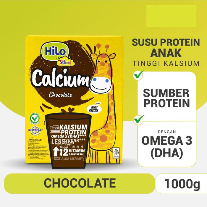 Gambar HiLo School - Susu Tinggi Kalsium Chocolate / Coklat / Vanila 1000 gram dari TOKO PHEDIA undefined Tokopedia