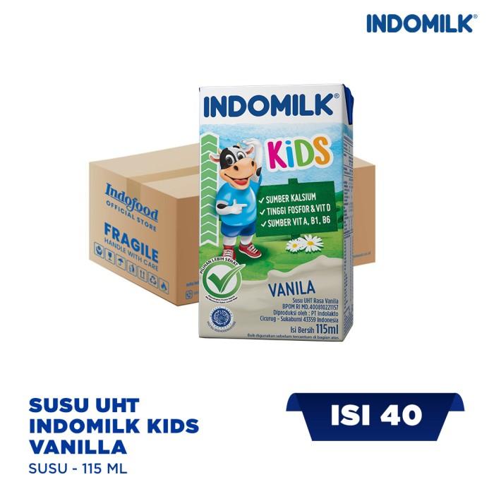 Gambar 1 Ctn - Indomilk Kids Vanila Uht 115Ml Ready dari RAIM OUTLETS undefined Tokopedia