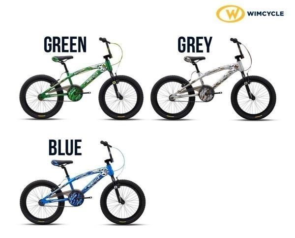 Gambar Sepeda anak Wimcycle BMX Shotgun bike kids - gowes laju - 16, warna random dari Gowes Laju undefined Tokopedia
