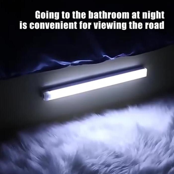 Gambar Lampu Sensor Gerak Magnetic Otomatis lemari Portable Rechargeable / Lampu Malam LED Magnetic Lamp Motion Sensor Lemari Gerak Cabinet / Lampu LED Sensor Gerak Motion Light Lampu Tidur Tempel Dinding Lemari Cabinet Lamp Motion Light - Putih, 20cm dari FunToys711 undefined Tokopedia