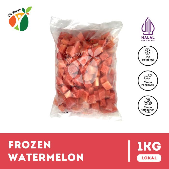Gambar Buah Semangka Beku | Frozen Watermelon (IQF) | 1 KG dari Dr Fruit Official undefined Tokopedia