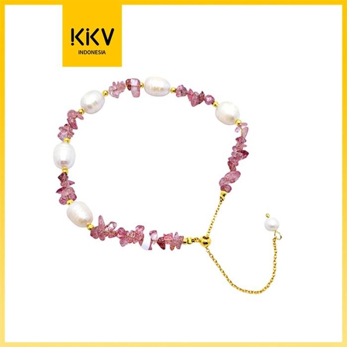 Gambar OHSOME YG Bead Bracelet Aksesoris Wanita Gelang Bead Monte Rantai - Pink dari OHSOME Homeliving undefined Tokopedia