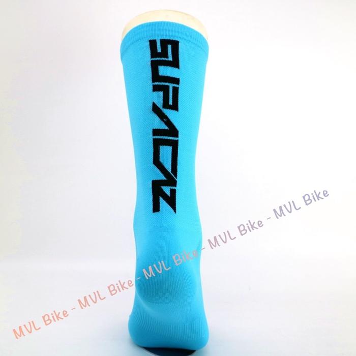 Gambar Kaos Kaki SUPACAZ SUPASOX sepeda team sepatu no nw poc mavic import ROADBIKE balap xc mtb lipat - 4 BIRU dari Marangga store undefined Tokopedia