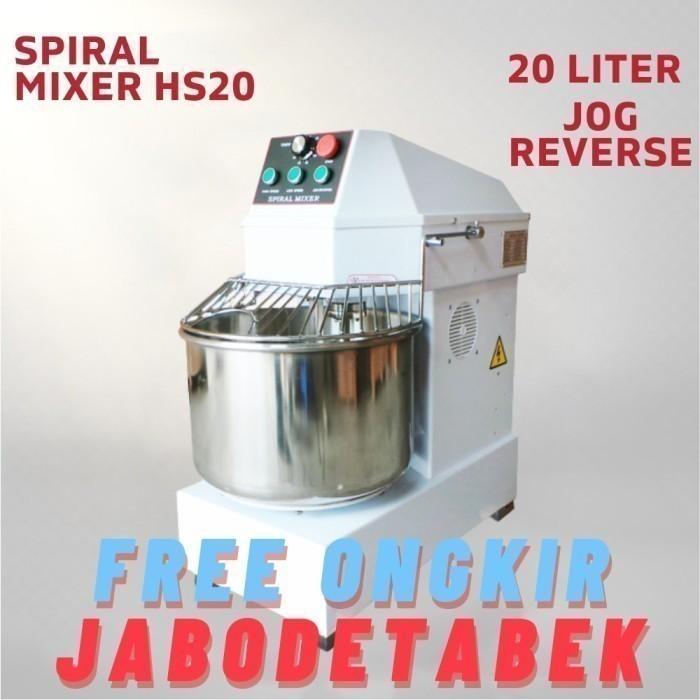 Gambar Spiral Mixer Roti Getra Dh-20/a Mixer Spiral 20 Liter Adonan 12kg - GOMESIN dari DISTRIBUTOR GEA GETRA JAKARTA undefined Tokopedia