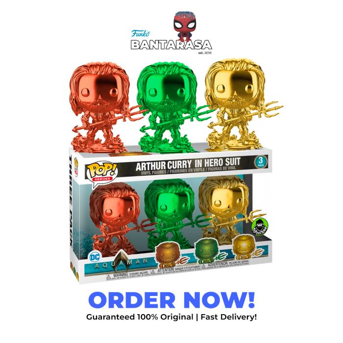 Jual Funko POP! Aquaman (2018) Arthur Curry in Hero Suit Red