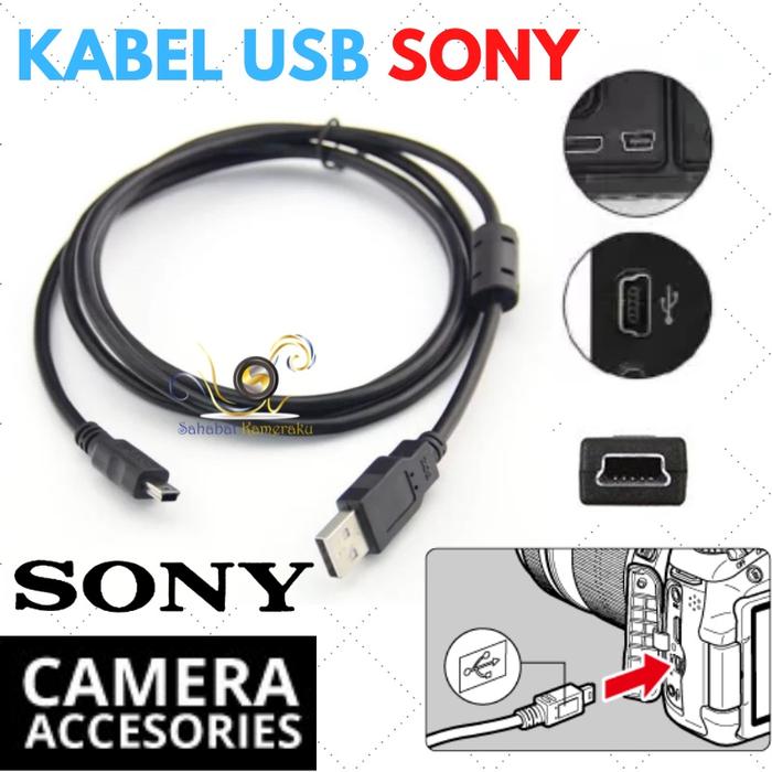 Jual NEW KABEL DATA USB KAMERA SONY A77 A99 SONY DCR Kota