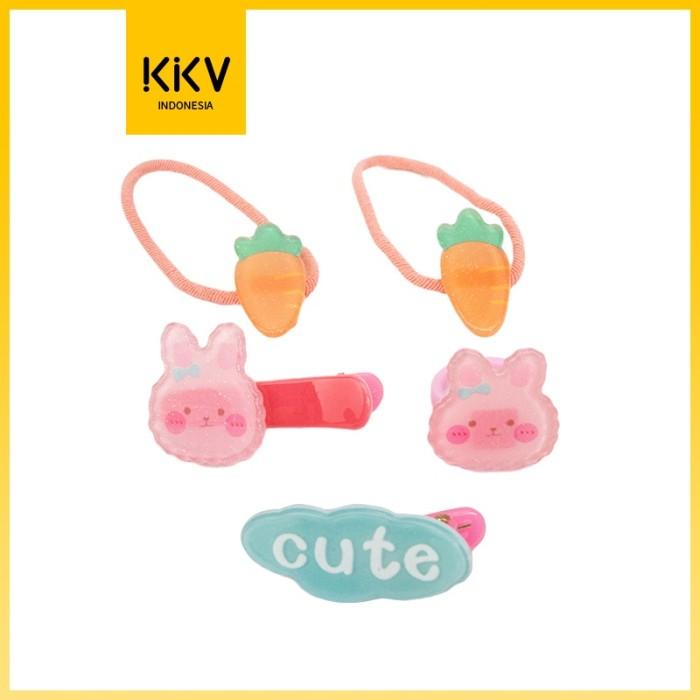 Gambar OHSOME JS Mixed Color Kids Hair Clips Jepitan dan Karet Rambut Anak - Rabbit Kids dari OHSOME Homeliving undefined Tokopedia
