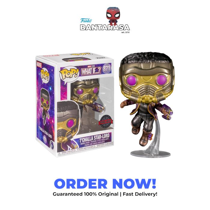 Jual Funko POP! What If…? T'Challa Star-Lord Metallic Pop! Vinyl