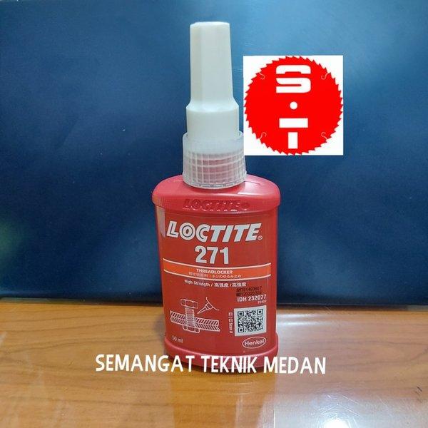 Gambar LEM BAUT & MUR RED THREADLOCKER HIGH STRENGTH 50ml LOCTITE 271 dari Street food 23 undefined Tokopedia