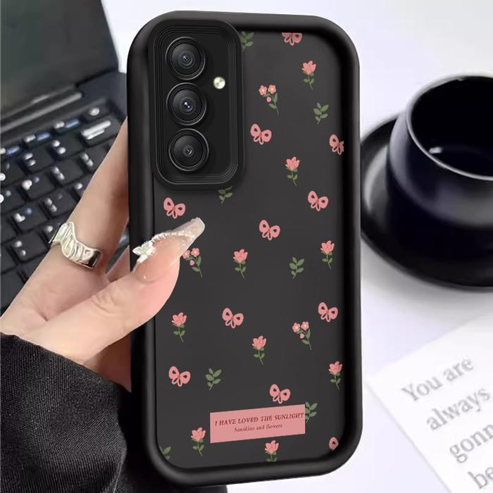 Gambar Casing Hp For Samsung A14 4G 5G A15 A13 A12 4G 5G A11 A10s Bunga kecil Shoftcase slim shockproof silicon soft case premium - BLACK, Samsung A10s dari parabatokoresmi undefined Tokopedia