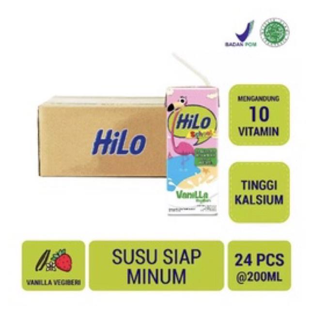 Gambar Hilo School Cair Vanila Vegiberi Ready To Drink 200Ml / 24Pc -Gratisongkir dari Milk Joy undefined Tokopedia