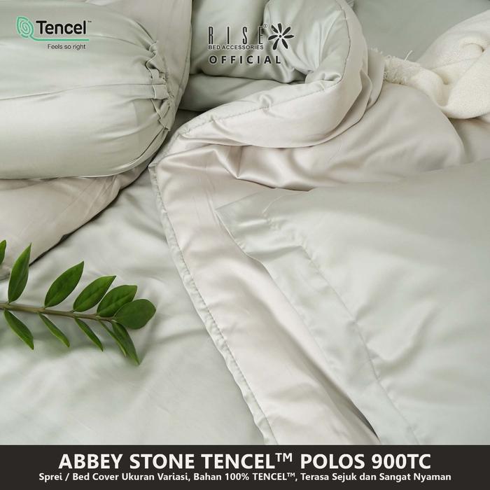 Gambar Rise Sprei Set Bed Cover TENCEL TM Lyocell 900TC Motif Abbey Stone - 160 x 200 dari risebedding undefined Tokopedia