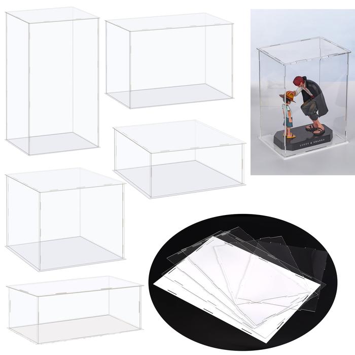 Gambar Large Acrylic Display Box for Figures Clear Display Case Cabinet Showcase for Storage Collectibles/Toy/LEGO/Figurine/Memorabilia dari bureti milih8 undefined Tokopedia