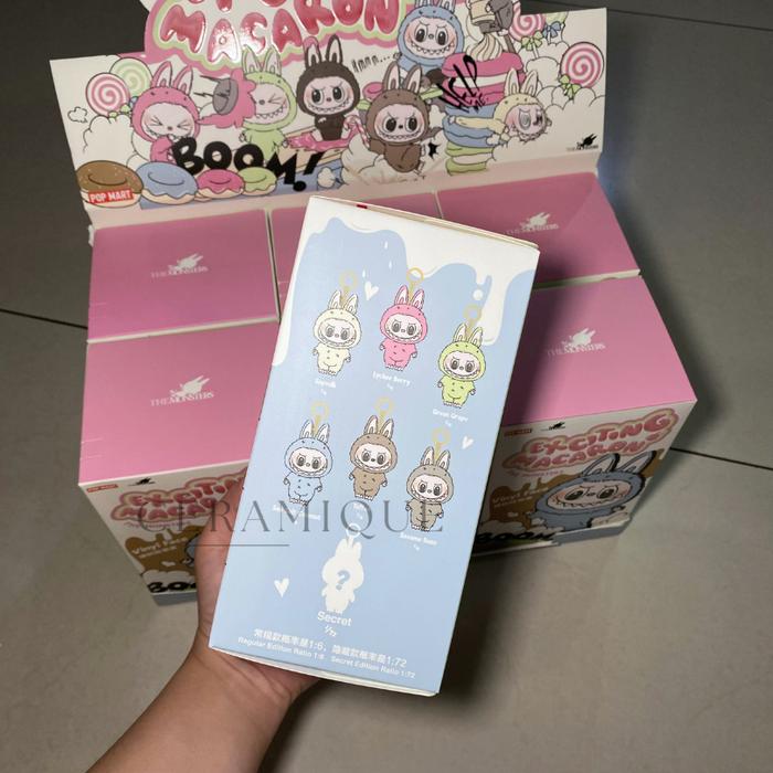Gambar CERAMIQUE (READY !!!) ORIGINAL | LABUBU MACARON V1 - BLINDBOX - BLIND BOX dari aril triplek undefined Tokopedia