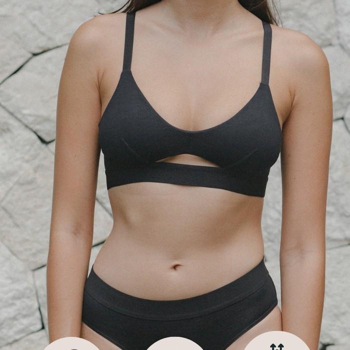 Gambar Sare Studio Padma Padded Tencel Triangle Bra 2 Packs in Mix Color dari Elegant Expressions Official undefined Tokopedia