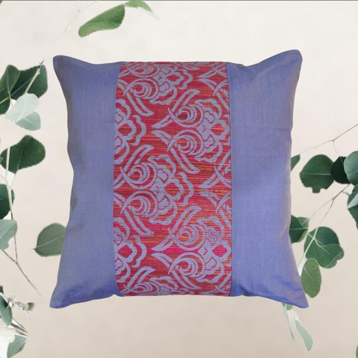 Gambar Sarung Bantal Sofa Motif 40x40 / Pillow Case / Cushion Cover - BiruMerahEceng dari Elha Interior undefined Tokopedia