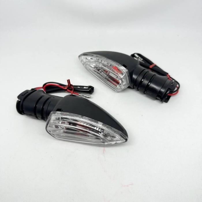 Gambar Lampu sen/sein yamaha new vixion/r15/mx king/xabre/aerox universal - Mika Clear dari GG Varian Motor undefined Tokopedia