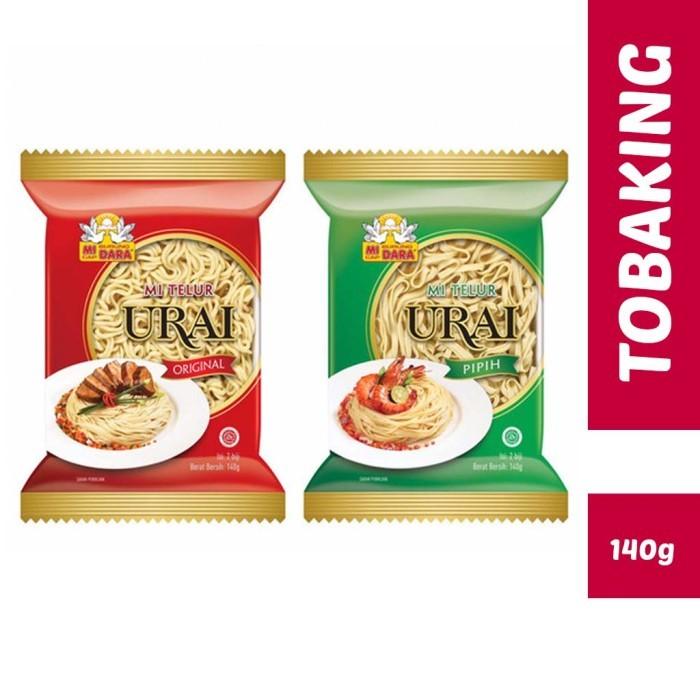 Gambar Mi URAI Bulat Pipih Mi Telur burung dara 140 gr HALAL - Bulat Merah dari Tobaking Murah Online undefined Tokopedia