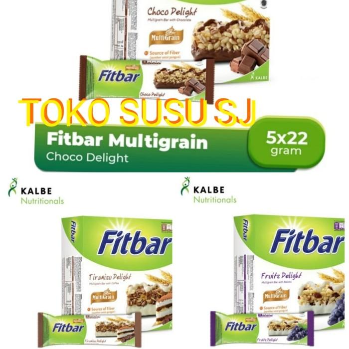 Gambar R1CH.  FITBAR MULTIGRAIN 5 X 22 G TIRAMISU FRUITS NUTS CHOCO DELIGHT/ FIT BAR dari tokorizki5666 undefined Tokopedia