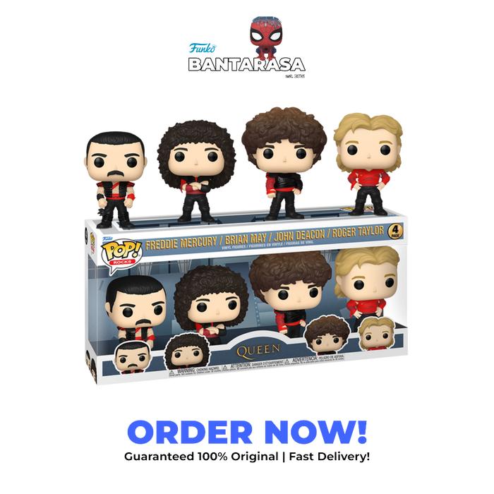 Gambar Funko Pop! Queen - Freddie Mercury, Brian May, John Deacon & Roger Taylor Pop! Vinyl 4-Pack - Uang Muka dari jibranfawaid undefined Tokopedia