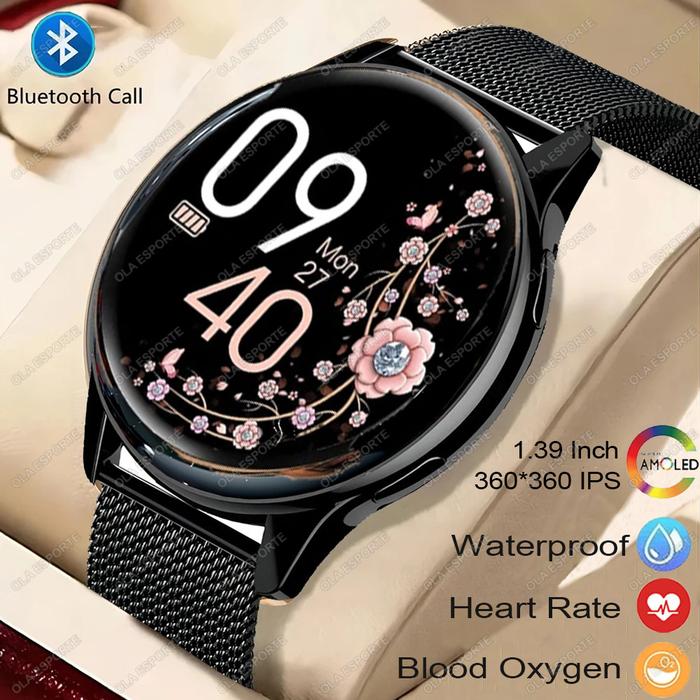 2024 Bluetooth Call Smart Watch Women Custom Dial Steel Watches Men Sports  Fitness Tracker Heart Rate Smartwatch For Android Ios