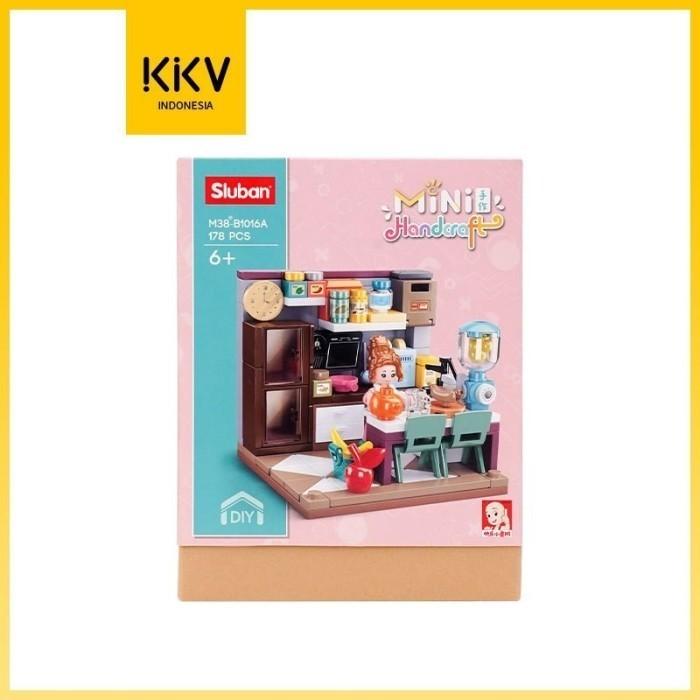 Gambar OHSOME SLUBAN MINI handmade Block Mainan Brick Balok Rakit Susun 3D DIY Model Rumah - Kitchen dari OHSOME Homeliving undefined Tokopedia