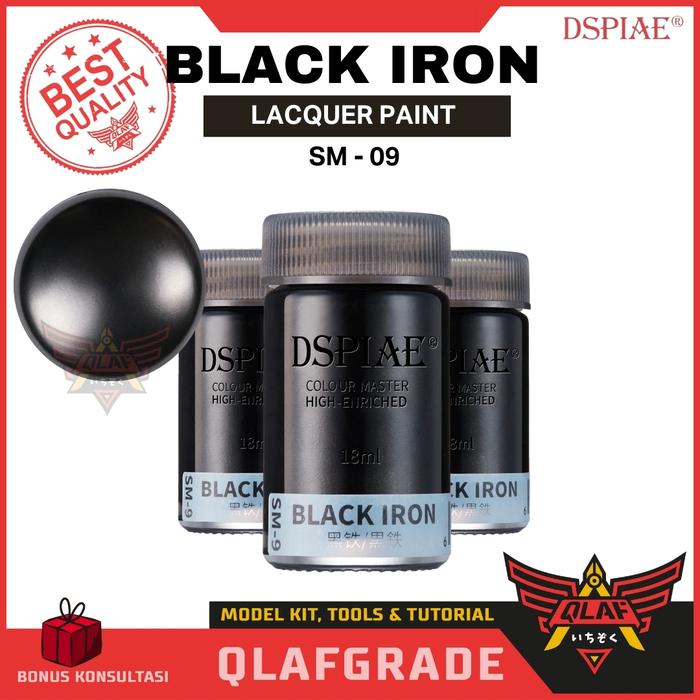 Gambar DSPIAE Black Iron SM-9 cat lacquer airbrush gundam model kit dari Wahkhilaf undefined Tokopedia