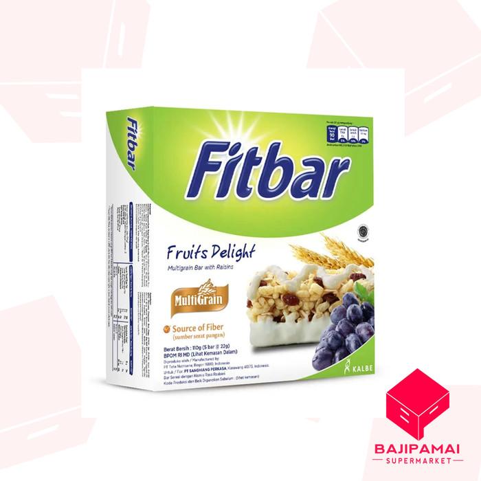 Gambar R1CH.  FITBAR FRUITS DELIGHT MULTIGRAIN BOX ISI 5  22 GR dari tokodedenn5666 undefined Tokopedia