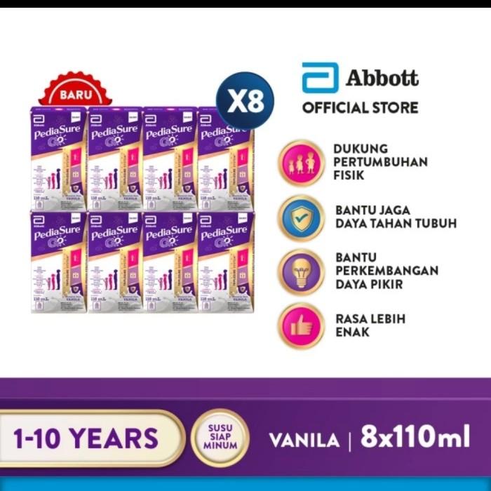 Gambar WEGO!! Pediasure Go Vanila Formula 8 x 110 ml dari fikaarjun98 undefined Tokopedia