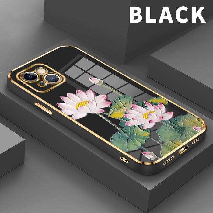 Gambar Casing Hp For iphone 13 Pro MAX 12 pro max Mini phone 11 Pro Max Teratai giok teratai Shoftcase slim shockproof silicon soft case premium - Black, iphone 11 Pro Max dari parabatokoresmi undefined Tokopedia