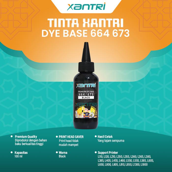 Gambar Tinta Premium Dye 664 Black L110 L120 L121 L210 L220 L300 L310 L350 Compatible For Epson Printer - Black dari Xantri.id undefined Tokopedia