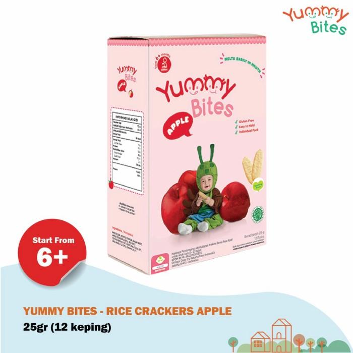 Gambar WEGO!! Yummy Bites Rice Crackers 25 gr 25gr Snack MPASI Baby Camilan Bayi dari fikaarjun98 undefined Tokopedia