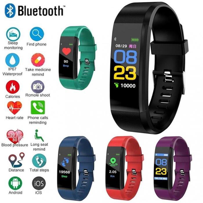 Jual Sport Smart Watch Band Silicone Straps Women Men HD Large