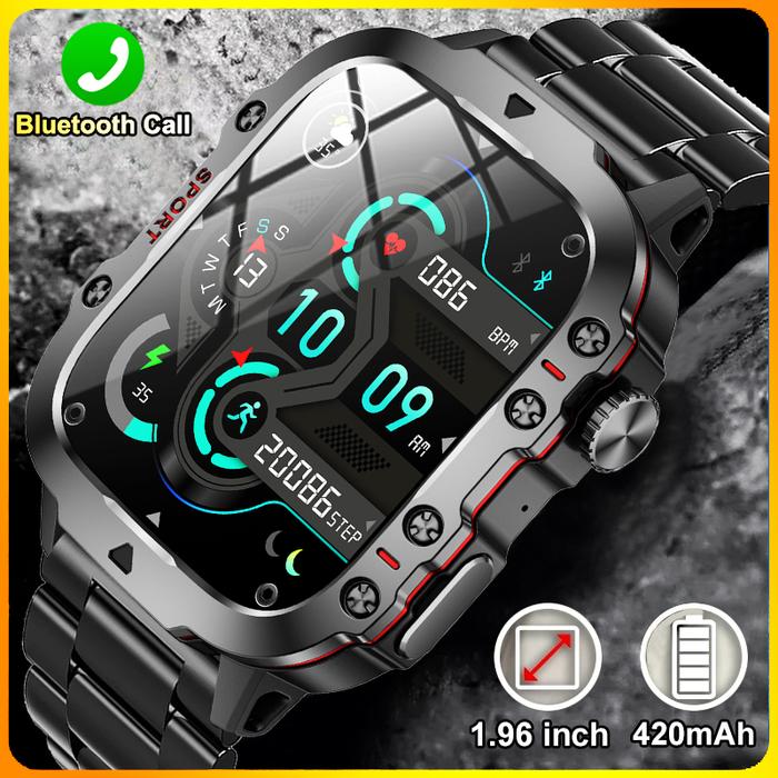 Jual 2024 New For Xiaomi Military Smart Watch Men IP68 5ATM