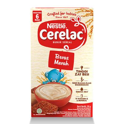 Gambar WEGO!! Nestle Cerelac Bubur Bayi Instan Beras Merah 120 g dari fikaarjun98 undefined Tokopedia