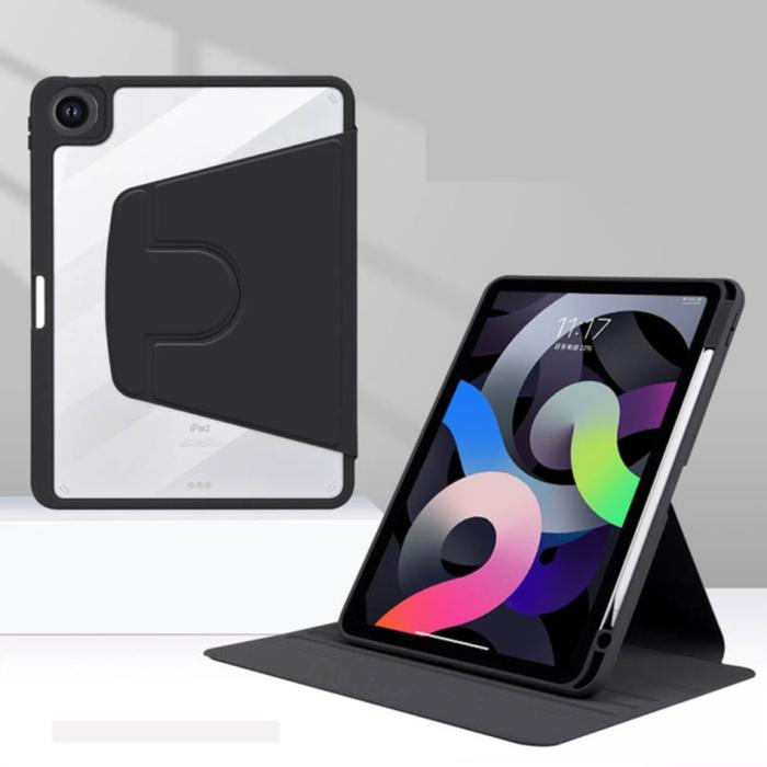 Gambar 360 Degree Rotate Acrylic Case Samsung Galaxy Tab S9/ S9 FE/ A9 / A9+/ S6 Lite/ A8 Auto Smartlock Casing Samsung With Pen Slot - Black, Samsung A8 dari Octatrix undefined Tokopedia