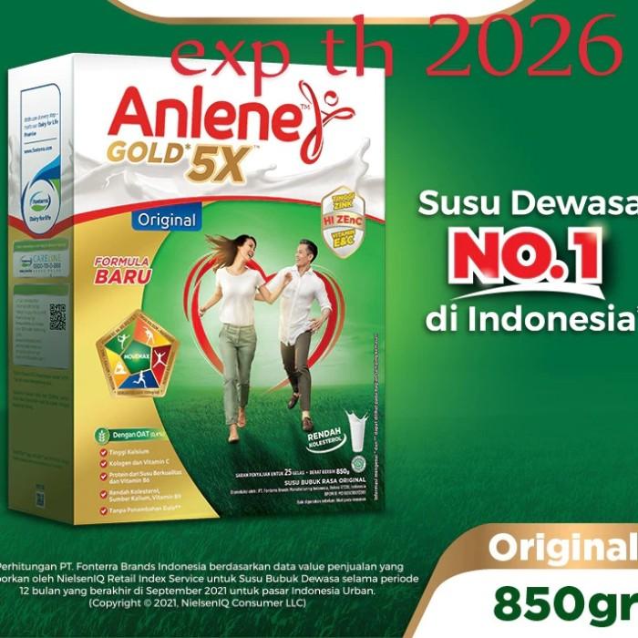 Gambar susu bubuk ANLENE gold 5x rasa original & coklat 850gr dari LAGEMART undefined Tokopedia