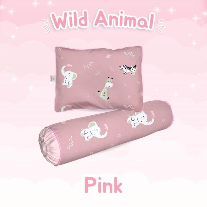 Gambar Thalita Babyshop - Obytobi Bantal Batita Set Isi 2 (Bantal + Guling) - AW-Pink dari Thalita Babyshop undefined Tokopedia