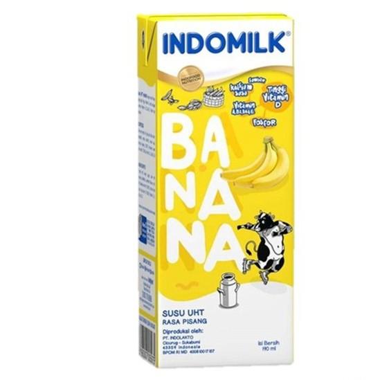Gambar Come!! INDOMILK UHT BANANA 190ml / INDOMILK UHT BANANA / SUSU BANANA dari rinlescell undefined Tokopedia