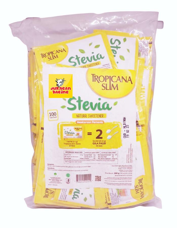 Gambar Tropicana Slim Stevia 100 sachet dari denlowe undefined Tokopedia