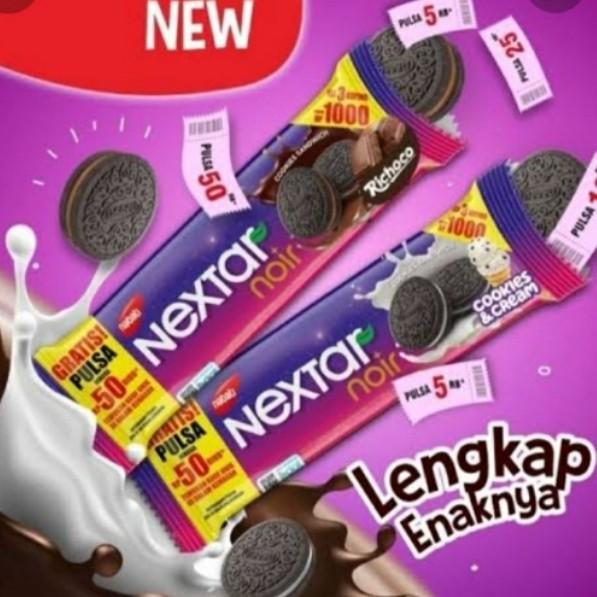 Gambar Come!! Nabati Nextar Noir sachet / Biskuit Nextar Noir dari tosharestaau undefined Tokopedia