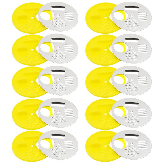 Gambar 50 Plastic Bee Nest Door Round Bees Hives Box Entrance Gate Disc Vent Honeycomb Entrance Gate Beekeeping Tool Equipment dari phoziallil undefined Tokopedia