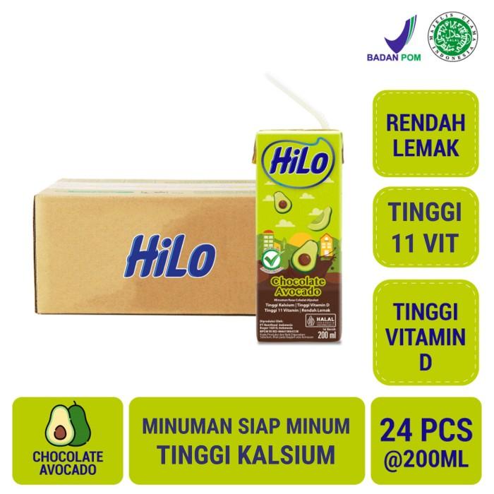 Gambar HarumSari- HiLo Chocolate Avocado 200ml (24 pcs) - Ready to Drink Tinggi Kalsium dari derianashop0238 undefined Tokopedia