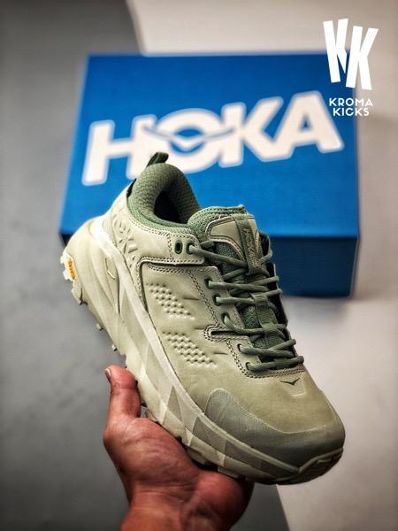 Jual Hoka One Kaha Low GTX Celadon Tint Basil Hiking Shoes Sneaker