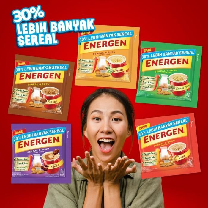 Gambar 1zy ENERGEN SEREAL RENCENG (10pcs)/SUSU ENERGEN ISI LEBIH BANYAK dari pebikomoca undefined Tokopedia