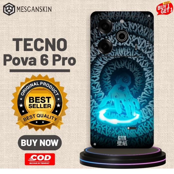 Gambar Double Kece! Dapatkan 2 PCS Garskin Stiker Pelindung untuk Tecno Pova 6 Pro 5G Dengan Custom Gambar Gratis Bayar di tempat (COD) juga bisa! - 1 dari MESGANSKIN undefined Tokopedia