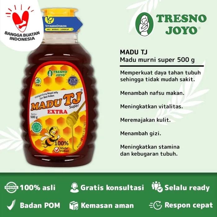 Gambar BISA COD MADU TJ MURNI 500g I MADU TJ dari Rahat Original undefined Tokopedia