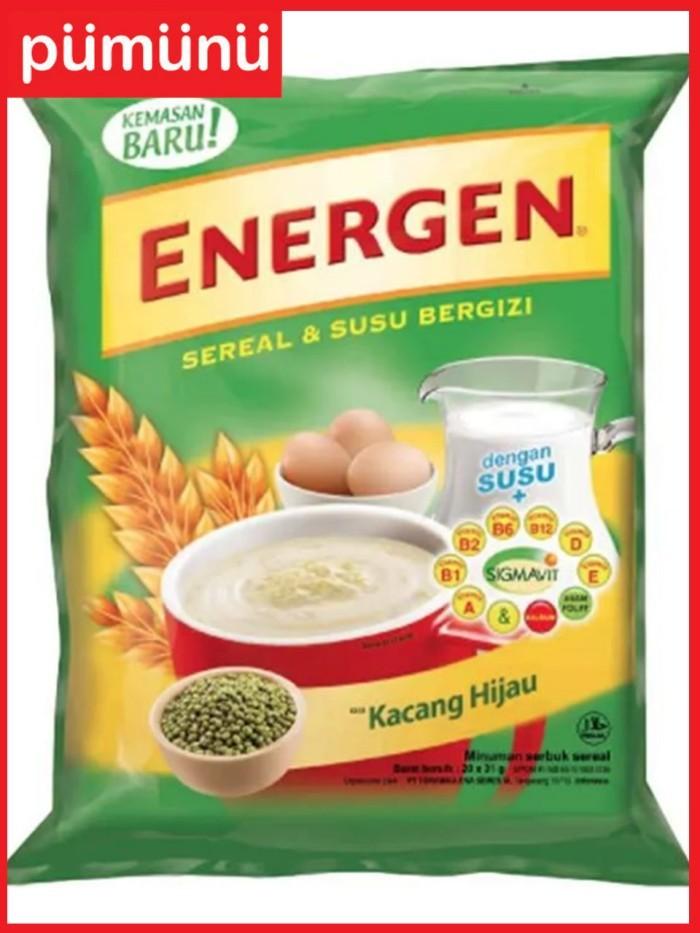 Gambar 1zy ENERGEN Sereal Kacang Hijau [1 Renteng / 10 Sachet] dari pebikomoca undefined Tokopedia