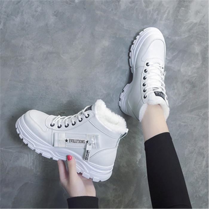 Jual Hot Sale Newest Women Warm Snow Booties Ladies Winter White