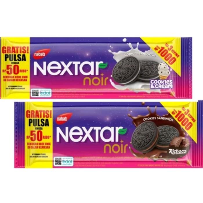 Gambar 1zy NEXTAR NOIR COOKIES &CREAM 1 RENCENG ISI 10 PCS  28.5 GR dari CIRENG baldohh undefined Tokopedia